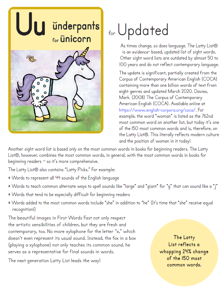 Latty List Information